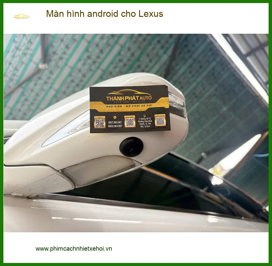 Chú Dũng lắp màn hình Android cho Lexus tại Quận 12, nâng tầm trải nghiệm
