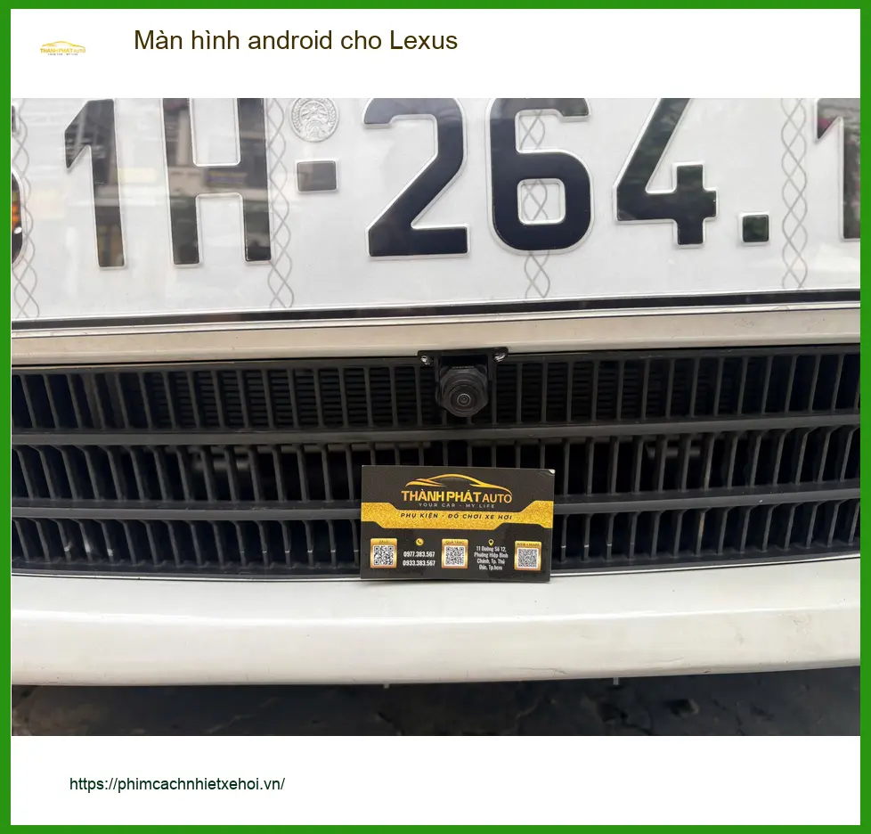 Chú Dũng lắp màn hình Android cho Lexus tại Quận 12, nâng tầm trải nghiệm ảnh thực tế 3