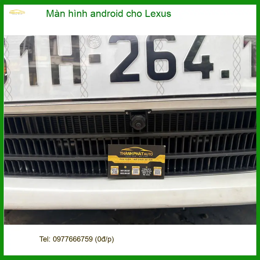 Anh Kiên lắp màn hình Android cho Lexus RX 350 tại Quận 1 vì màn zin cũ đã hỏng