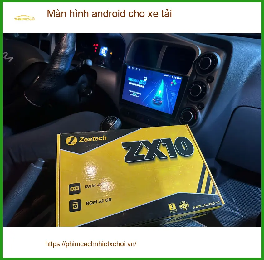 Anh Dũng nâng cấp màn hình Android xe tải Hino Dutro tại Quận 12 ảnh thực tế 2