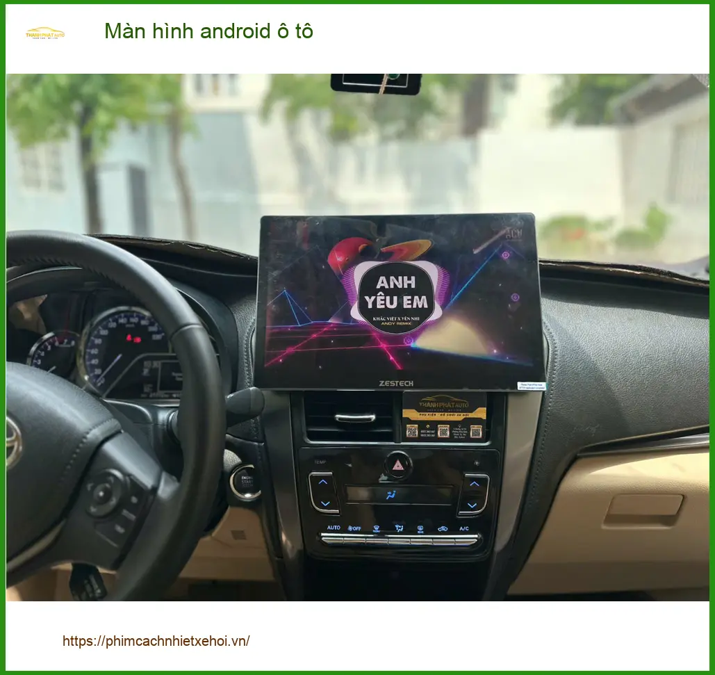 Chú Nghĩa lắp màn hình android ô tô Mazda CX-5 tại Quận Tân Phú để giải trí khi chờ đón con