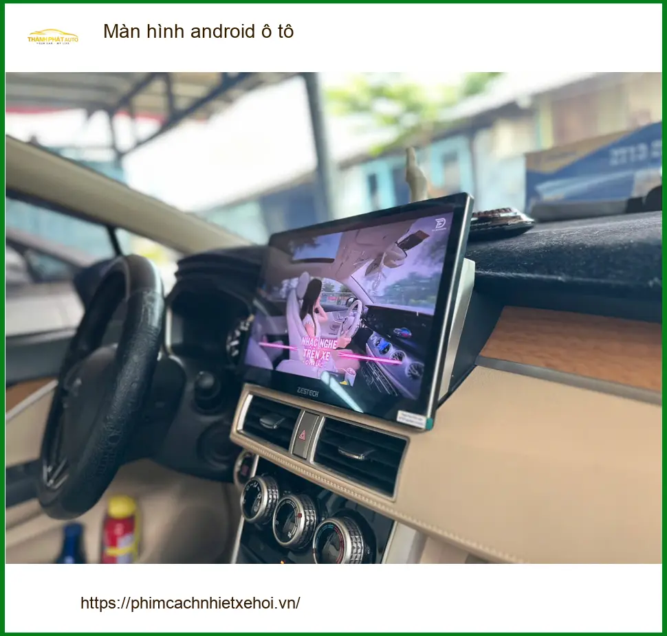 Anh Tú lắp màn hình android ô tô Hyundai Accent tại Quận Bình Thạnh để nâng tầm trải nghiệm lái xe