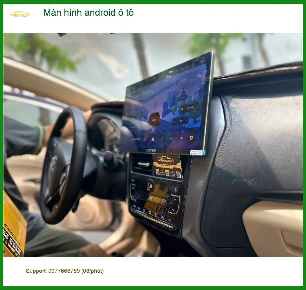 Anh Cường nâng cấp màn hình android ô tô cho Honda CRV tại Quận 9 để xem bản đồ và giải trí