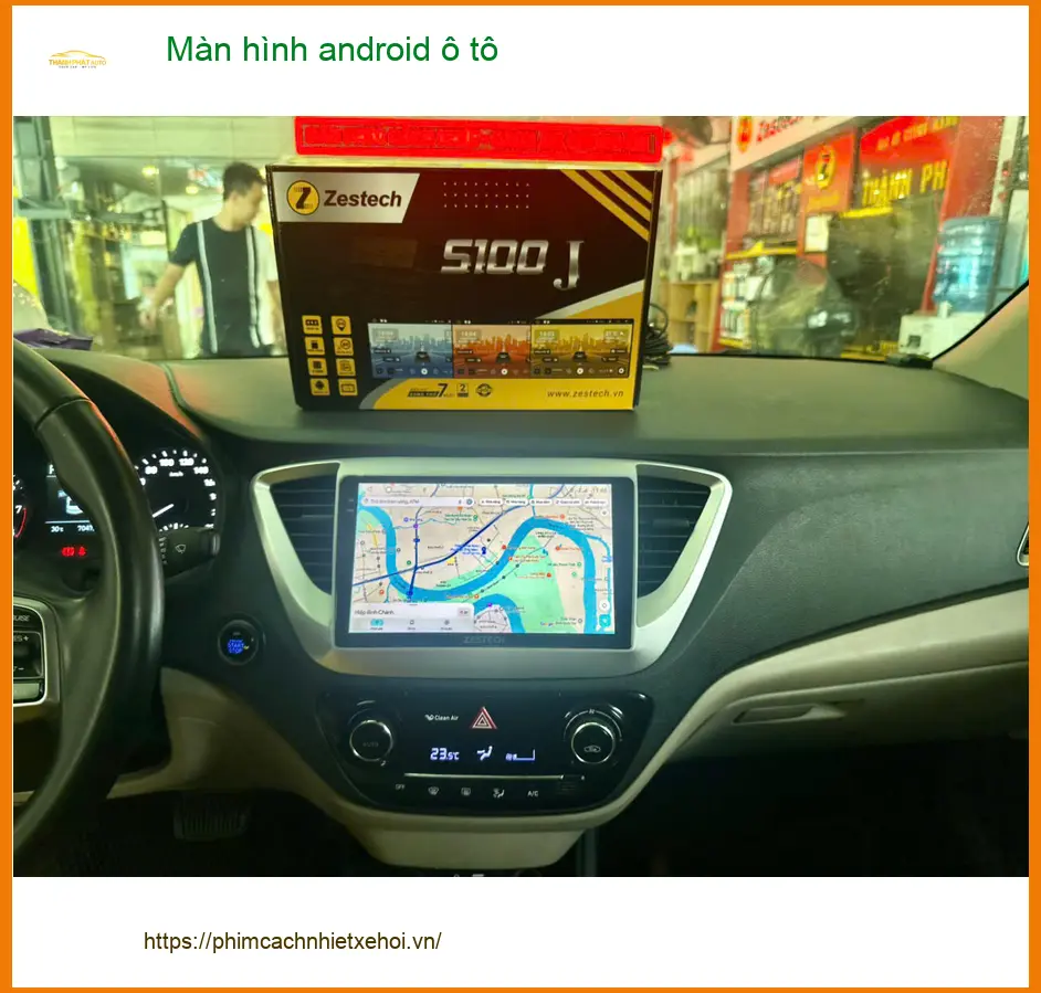 Anh Phong lắp màn hình Android ô tô cho Ford Ranger tại Nhà Bè ảnh thực tế 2