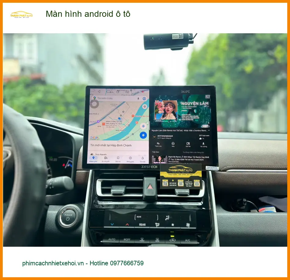 Anh Huy nâng cấp màn hình Android ô tô cho Toyota Camry ở Quận 2 ảnh thực tế 4