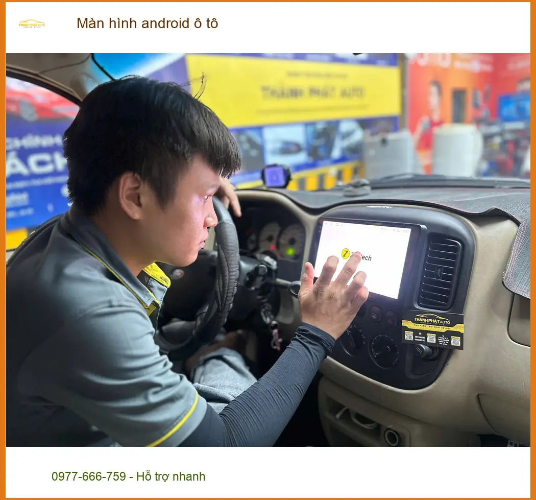 Anh Khải nâng cấp màn hình android ô tô Hyundai Accent tại Quận 12 để hành trình lái xe thêm tiện nghi và giải trí ảnh thực tế 5