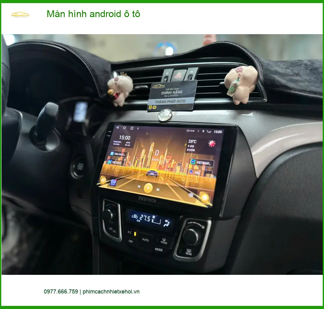 Anh Trường lắp màn hình android ô tô Mazda CX-5 tại Quận 5 vì màn zin thiếu tính năng