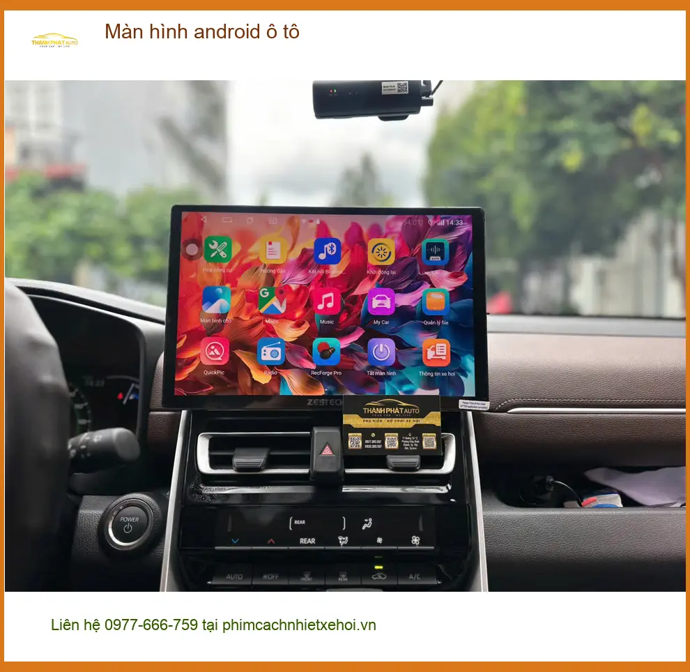 Chú Hùng Cường nâng cấp màn hình Android ô tô cho Creta tại Phú Nhuận ảnh thực tế 2