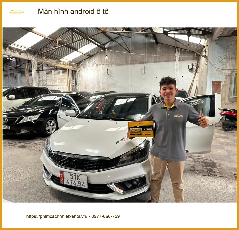 Anh Trường lắp màn hình android ô tô Mazda CX-5 tại Quận 5 vì màn zin thiếu tính năng ảnh thực tế 3