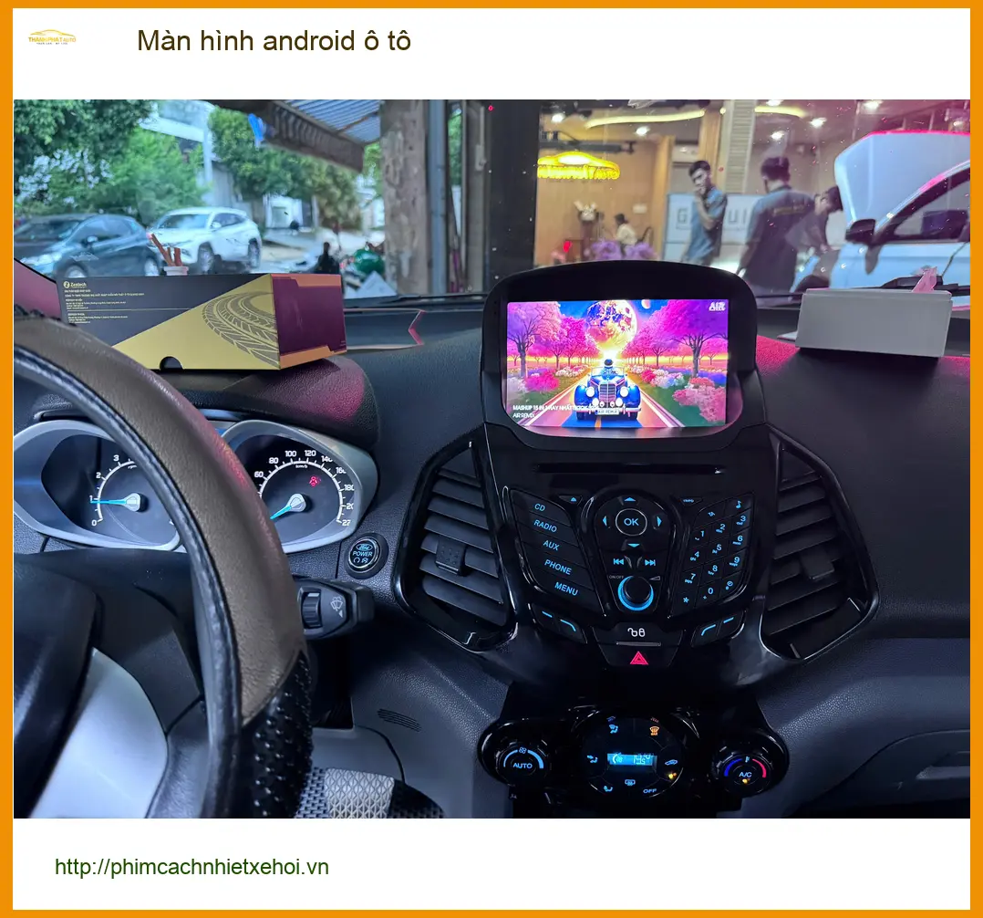 Anh Thanh lắp màn hình android ô tô cho Hyundai Accent ở Thủ Đức