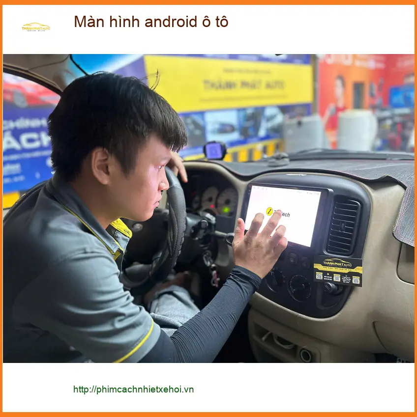 Anh Duy lắp màn hình android cho Kia Sorento tại Thủ Đức để tiện giải trí ảnh thực tế 2