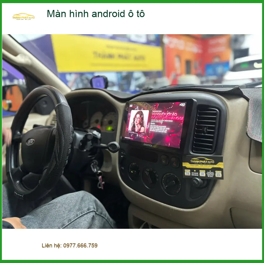 Chú Minh lắp Màn hình Android ô tô Toyota Fortuner tại Bình Chánh ảnh thực tế 2