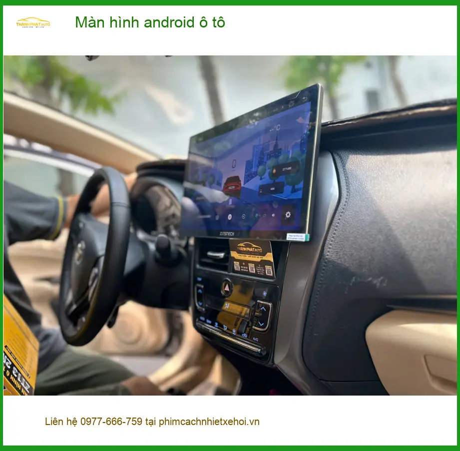 Anh Minh Khôi lắp màn hình Android ô tô cho Hyundai Accent tại Quận 3 ảnh thực tế 2