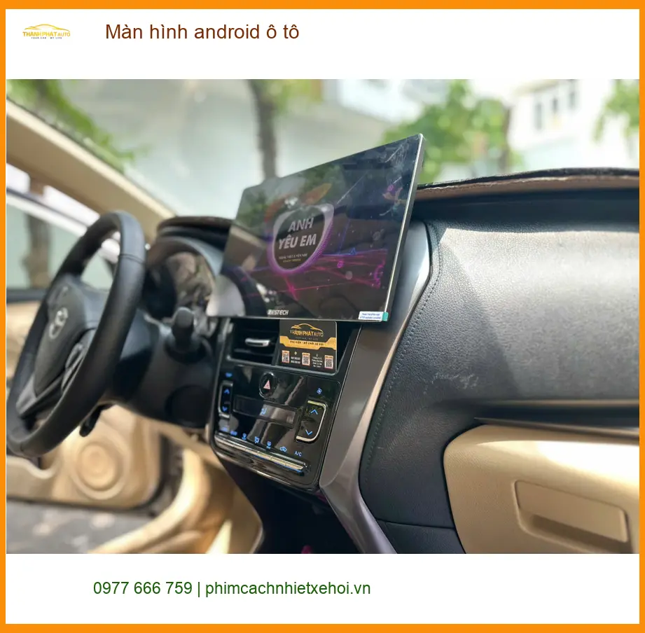 Anh Minh Khôi lắp màn hình Android ô tô cho Hyundai Accent tại Quận 3 ảnh thực tế 3