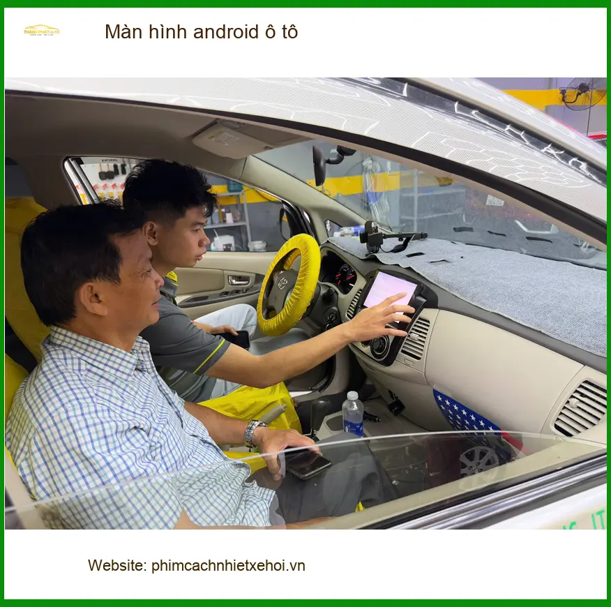 Chị Thanh lắp màn hình android ô tô uy tín cho Mazda CX-5 tại Quận 7 ảnh thực tế 3