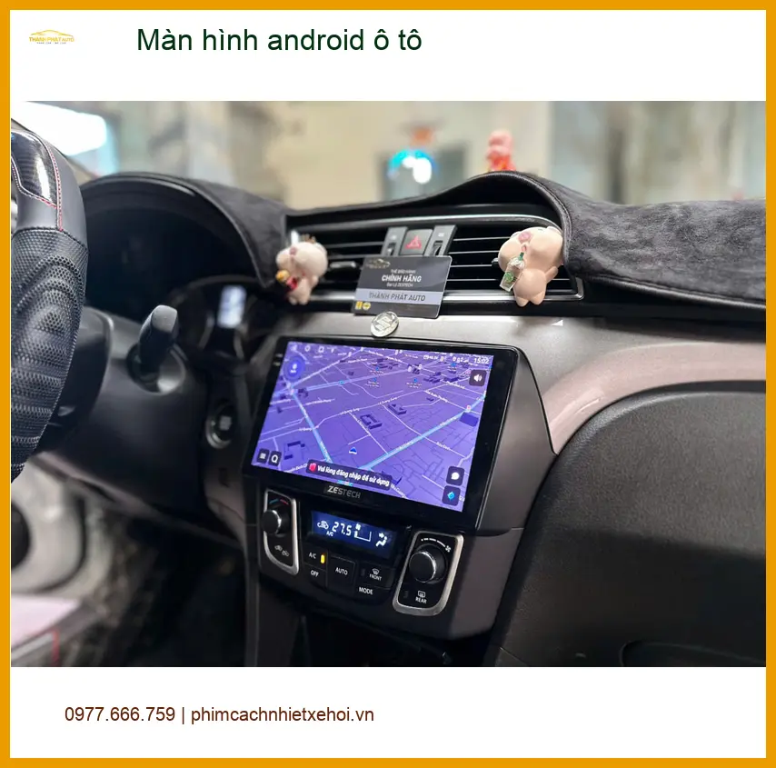 Anh Tùng lắp màn hình Android ô tô Hyundai Kona tại Quận 3 để tiện nghi hơn