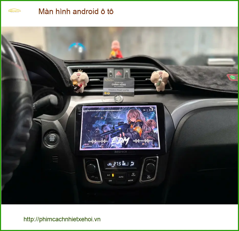 Anh Tùng lắp màn hình Android ô tô Hyundai Kona tại Quận 3 để tiện nghi hơn ảnh thực tế 2
