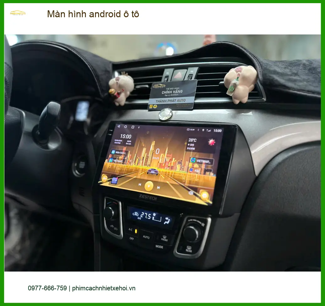 Anh Tùng lắp màn hình Android ô tô Hyundai Kona tại Quận 3 để tiện nghi hơn ảnh thực tế 3