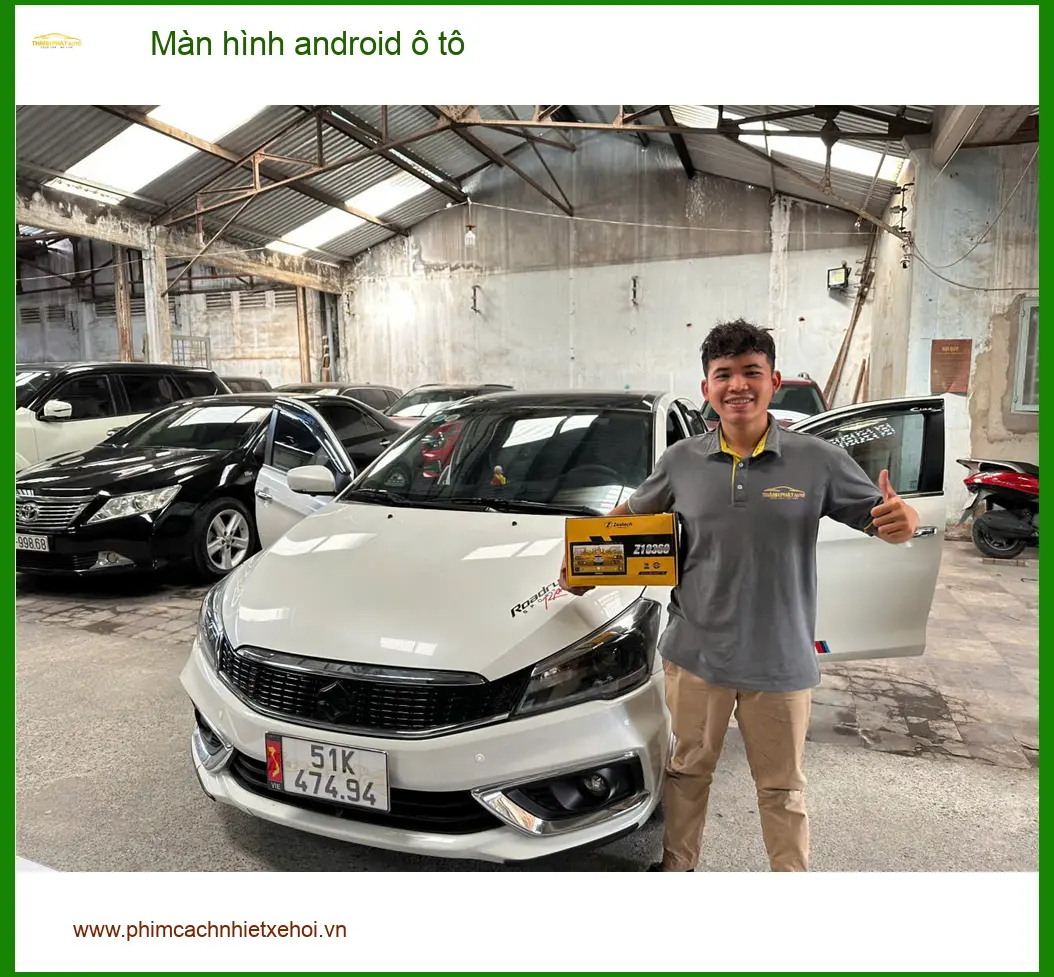 Anh Tùng lắp màn hình Android ô tô Hyundai Kona tại Quận 3 để tiện nghi hơn ảnh thực tế 5