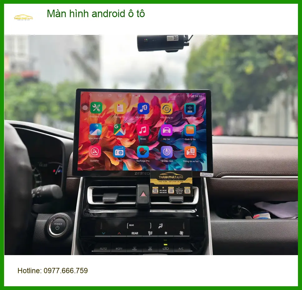 Chị Thảo lắp màn hình android ô tô cho Hyundai Accent tại Quận 10