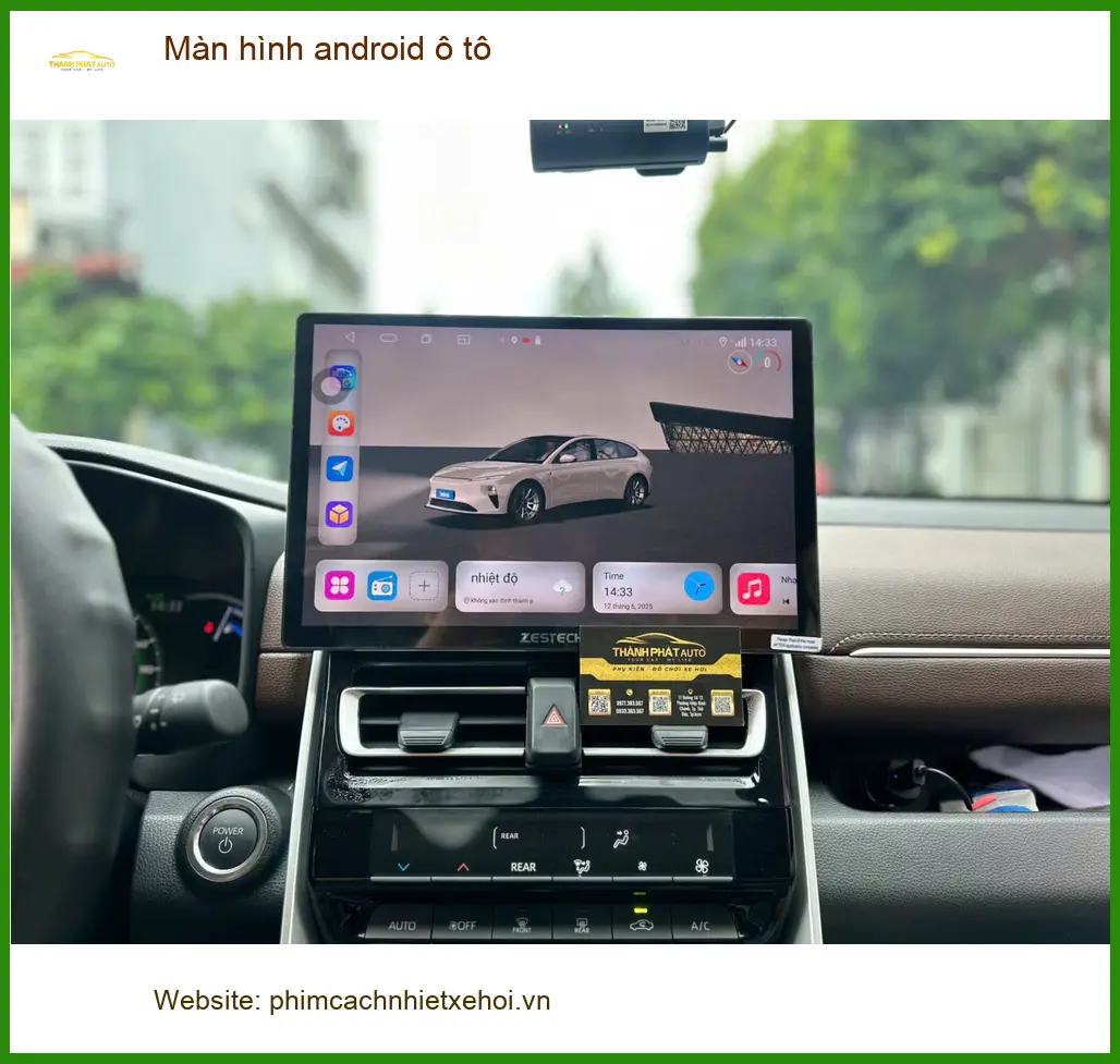 Chị Thảo lắp màn hình android ô tô cho Hyundai Accent tại Quận 10 ảnh thực tế 3