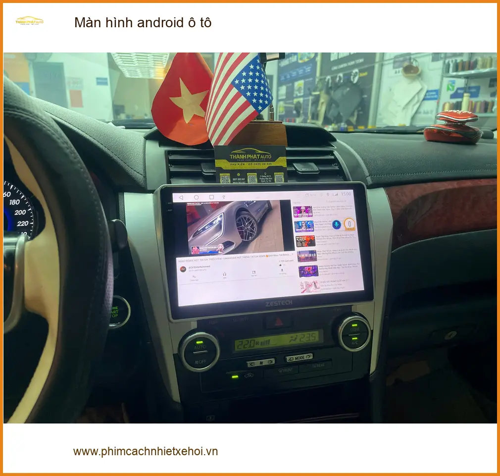 Anh Minh lắp màn hình Android ô tô tại Nhà Bè cho Honda CR-V ảnh thực tế 3