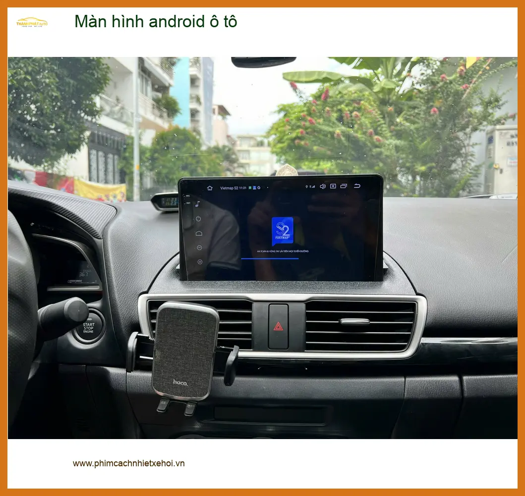 Chị Thảo lắp màn hình Android Zestech cho Hyundai Accent tại Hóc Môn, hết lo màn zin cũ