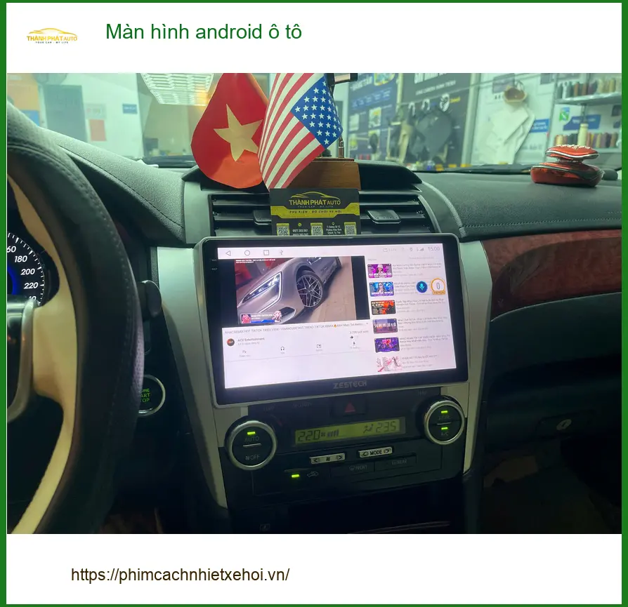 Anh Bách lắp màn hình Android ô tô cho Kia Sonet tại Quận 8 để nâng tầm giải trí