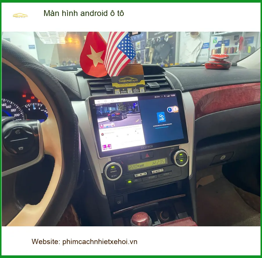 Anh Hùng nâng cấp màn hình Android ô tô cho Mitsubishi Outlander tại Quận 11
