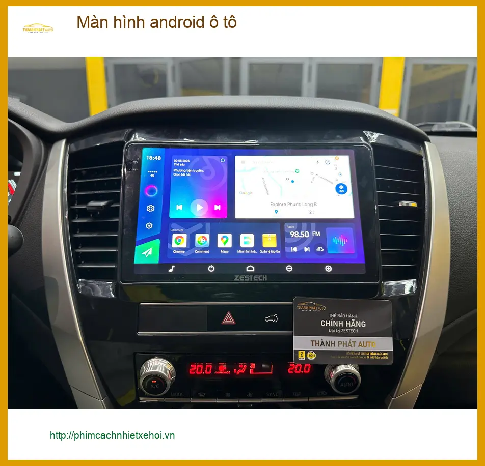 Anh Long lắp màn hình Android ô tô cho Honda Civic tại Quận 1 chính hãng ảnh thực tế 3