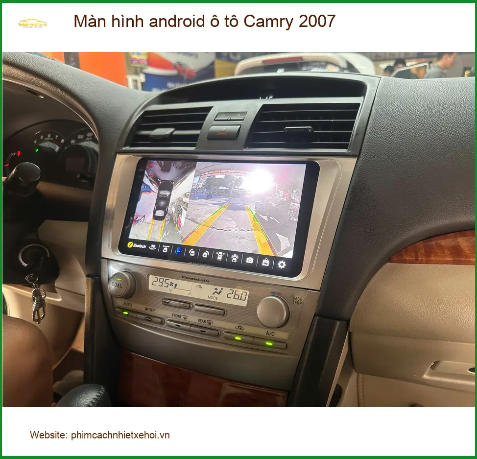 Anh Thiên lắp màn hình android ô tô Camry 2007 tại Quận Cần Giờ để có nhiều tính năng hơn ảnh thực tế 5