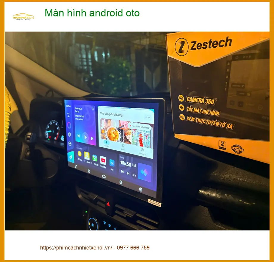 Anh Khải nâng cấp màn hình Android cho Kia Carnival tại Quận Cần Giờ