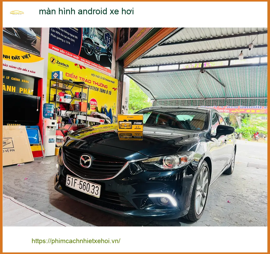 Chú Lâm lắp màn hình Android xe hơi cho Mazda CX-5 tại Củ Chi để xem YouTube