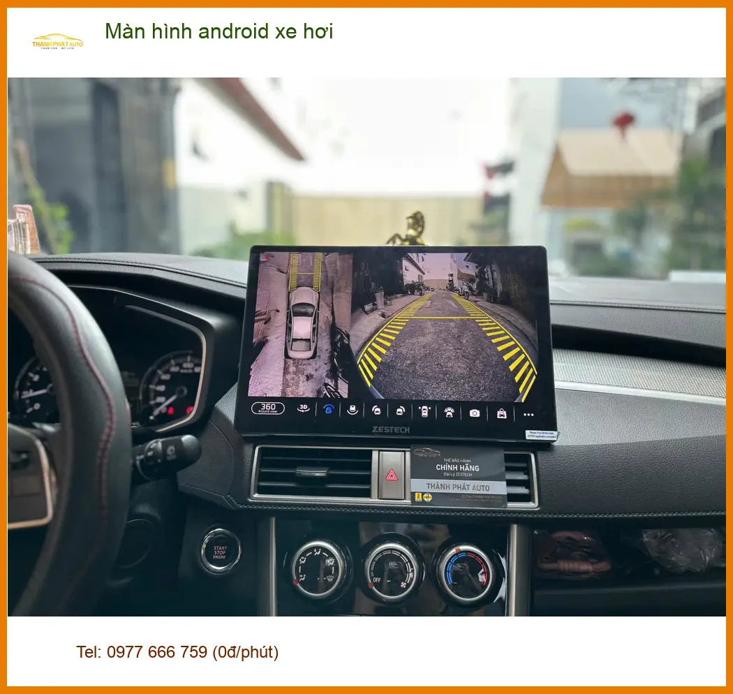 Chú Nam nâng cấp màn hình android xe hơi cho Toyota Vios ở Quận 12 để tiện chỉ đường