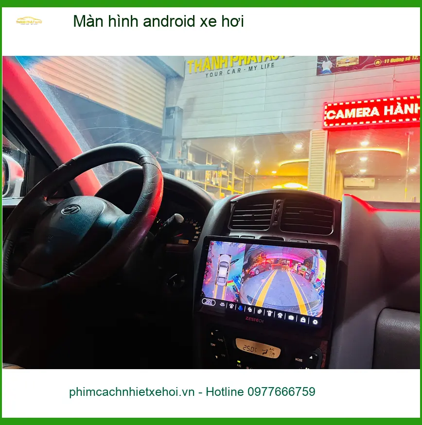 Anh Khải lắp màn hình Android xe hơi cho Honda CRV tại Quận 2 để xem YouTube ảnh thực tế 2