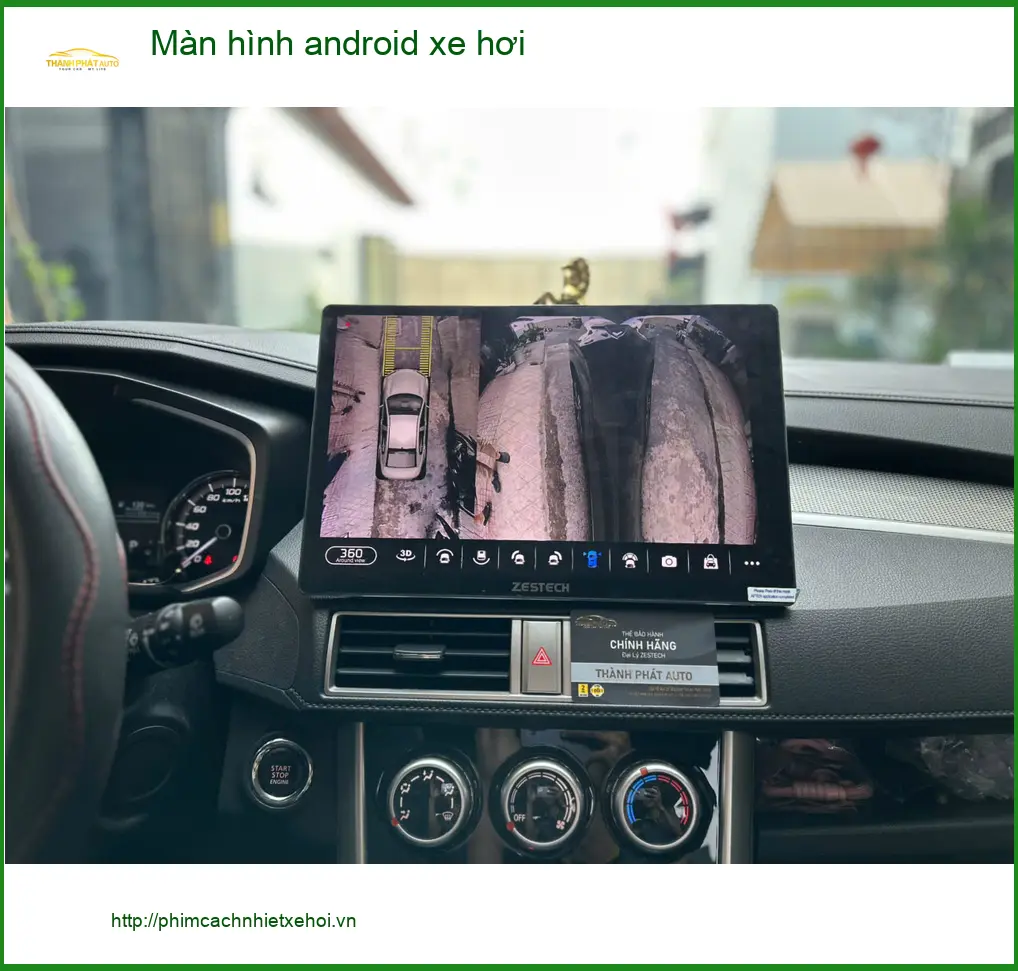 Chú Nam nâng cấp màn hình android xe hơi cho Toyota Vios ở Quận 12 để tiện chỉ đường ảnh thực tế 2