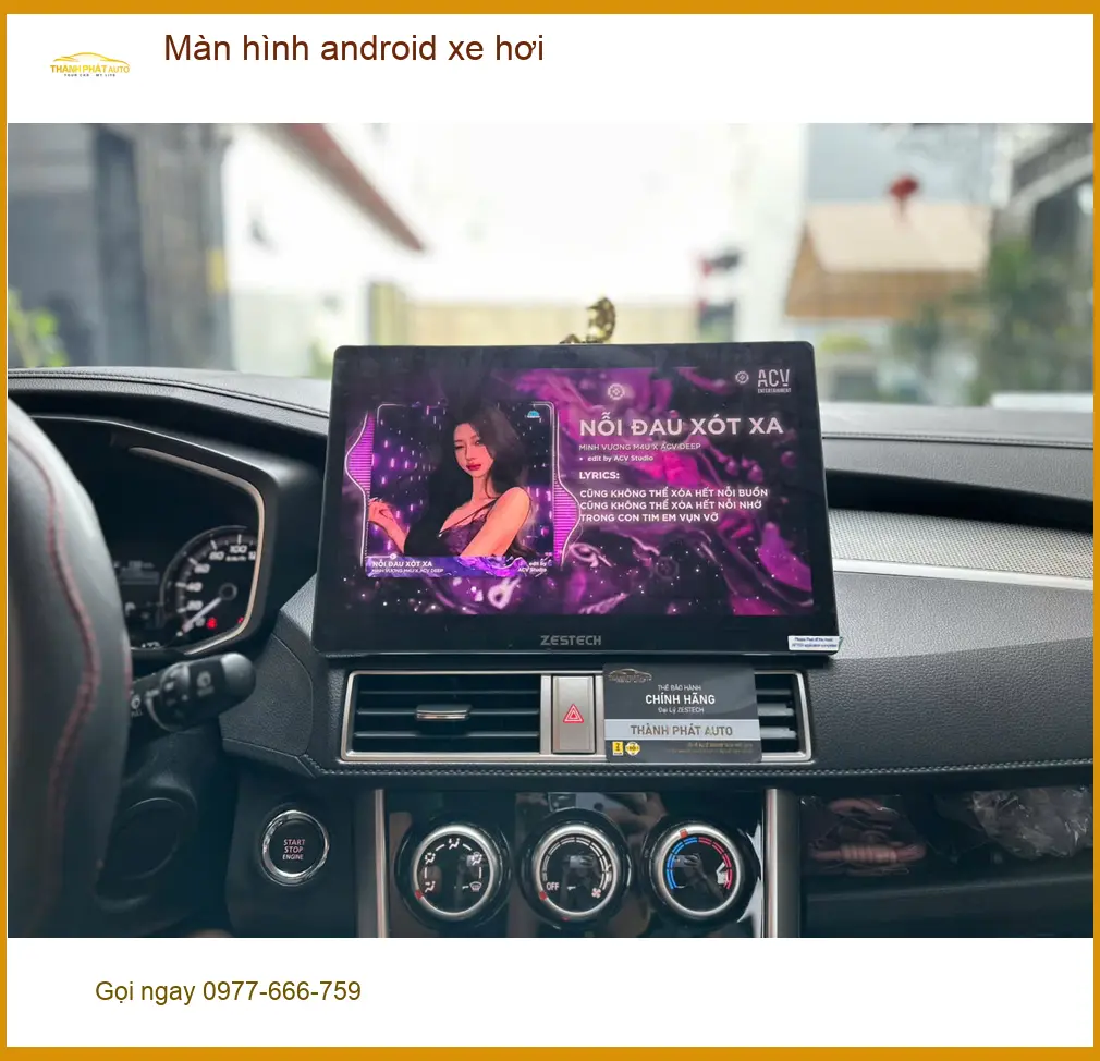 Chú Nam nâng cấp màn hình android xe hơi cho Toyota Vios ở Quận 12 để tiện chỉ đường ảnh thực tế 3