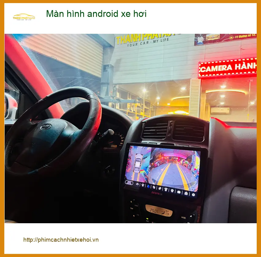 Anh Khải nâng cấp màn hình android xe hơi Kia K3 tại Quận Thủ Đức để xem bản đồ ảnh thực tế 2