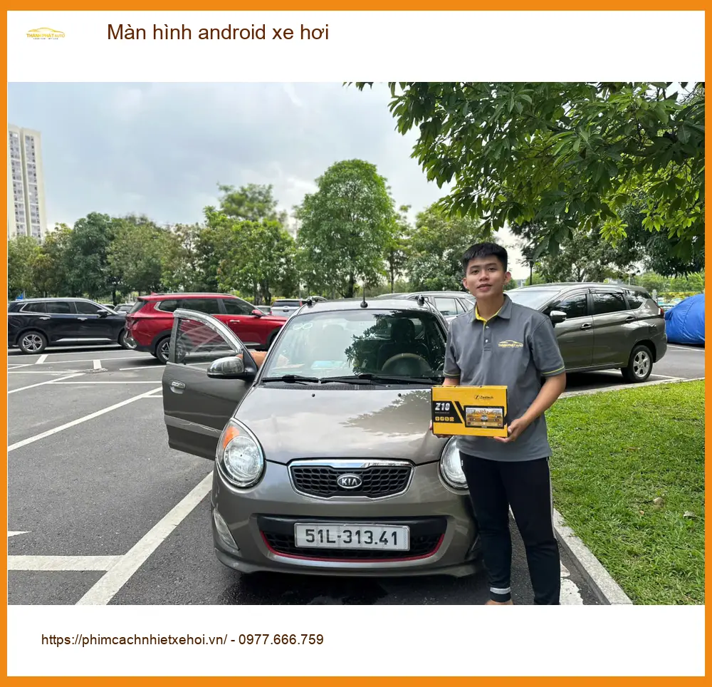 Anh Khôi lắp màn hình android xe hơi cho Kia Carnival tại Quận 2 cần giải trí ảnh thực tế 2