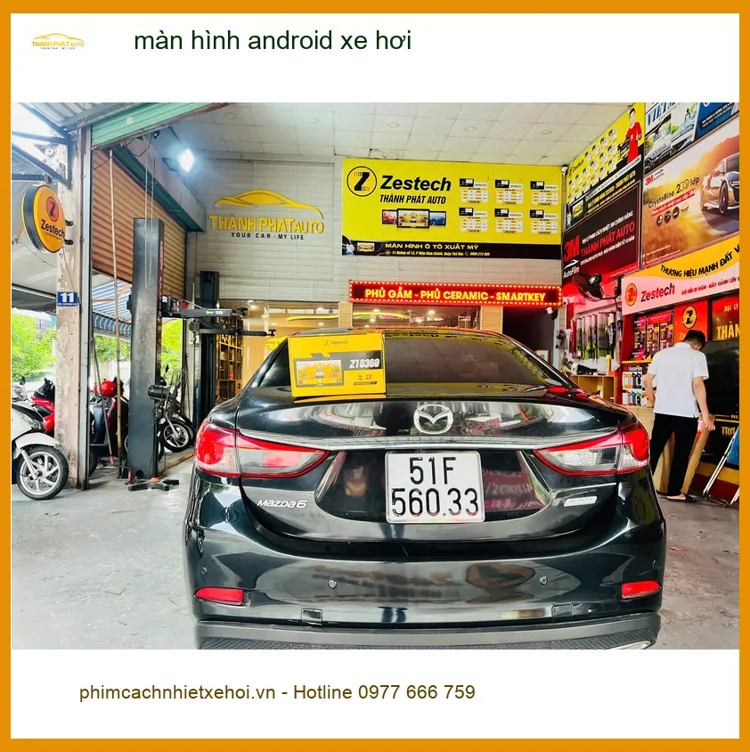 Chị Thảo lắp màn hình Android xe hơi cho Honda CRV ở Quận Tân Bình ảnh thực tế 3