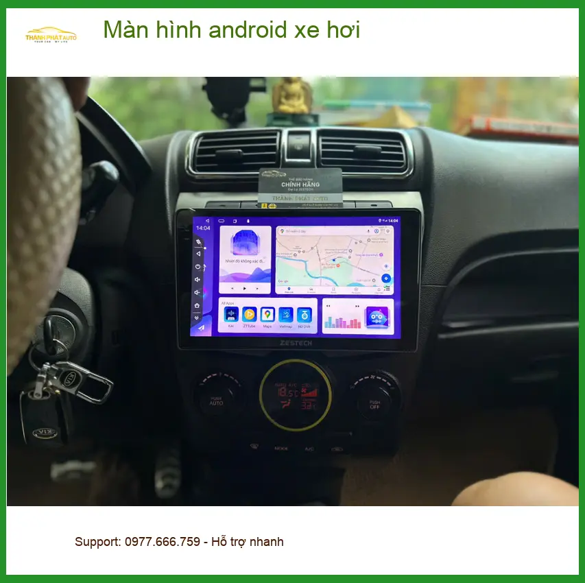 Chị Thảo lắp màn hình android xe hơi cho Hyundai Elantra ở Quận 11 để nâng cấp tính năng ảnh thực tế 2
