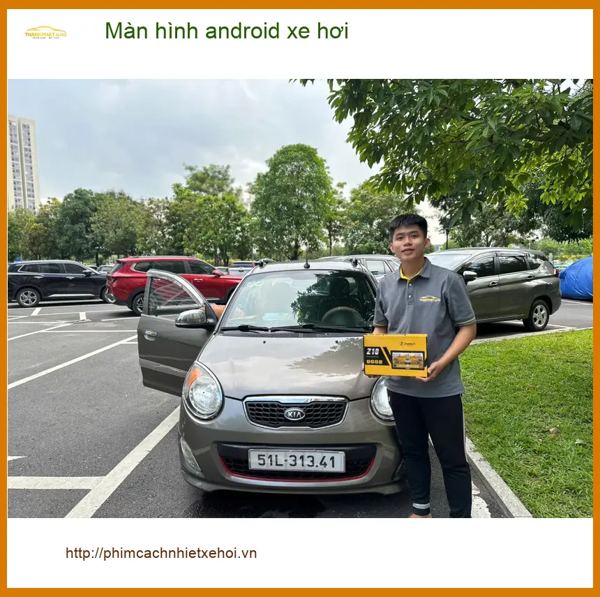 Cô Thư lắp màn hình Android xe hơi cho Mazda CX-5 tại Quận 5 ảnh thực tế 2