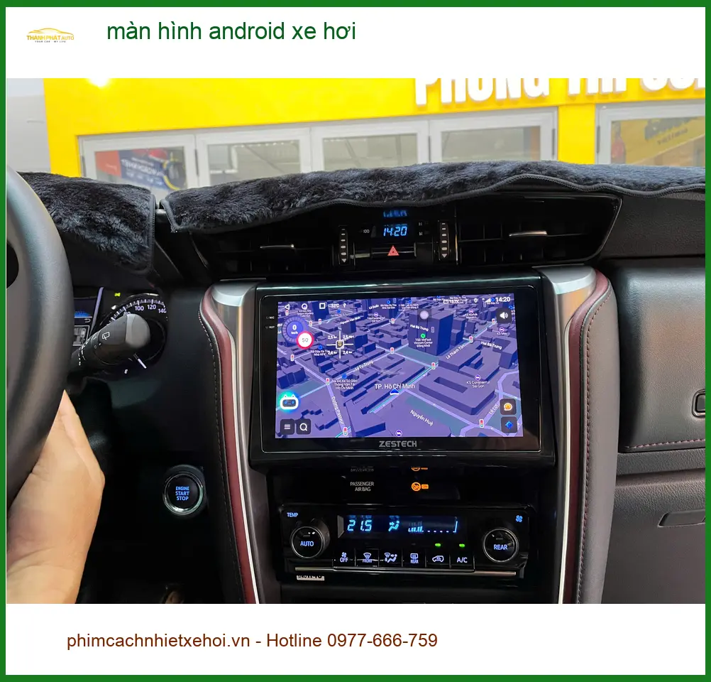 Anh Thắng nâng cấp màn hình Android xe hơi cho Vios tại Hóc Môn. ảnh thực tế 3