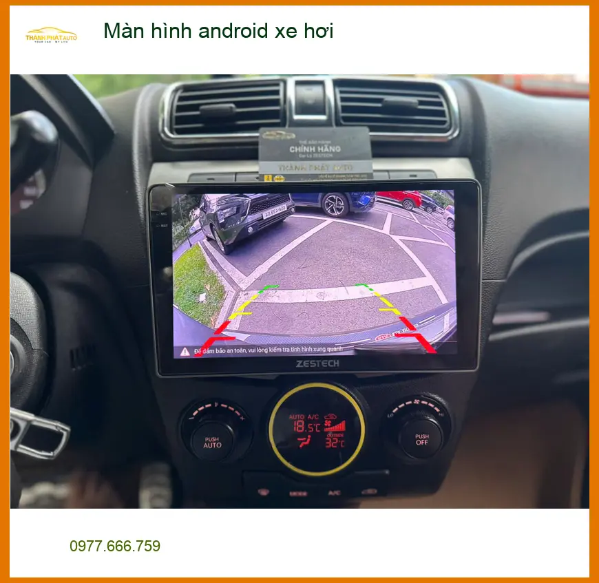 Chị Thảo lắp màn hình android xe hơi cho Hyundai Elantra ở Quận 11 để nâng cấp tính năng ảnh thực tế 3