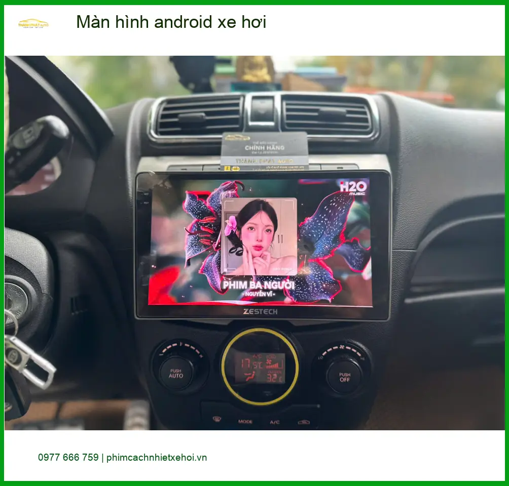 Cô Thư lắp màn hình Android xe hơi cho Mazda CX-5 tại Quận 5 ảnh thực tế 4