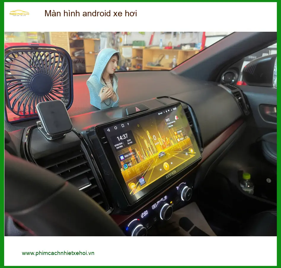 Anh Minh Quân lắp màn hình Android xe hơi Honda CR-V tại Quận Thủ Đức ảnh thực tế 4