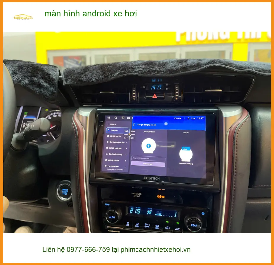 Anh Hưng lắp màn hình Android xe hơi Mazda 3 Quận Gò Vấp để giải trí.