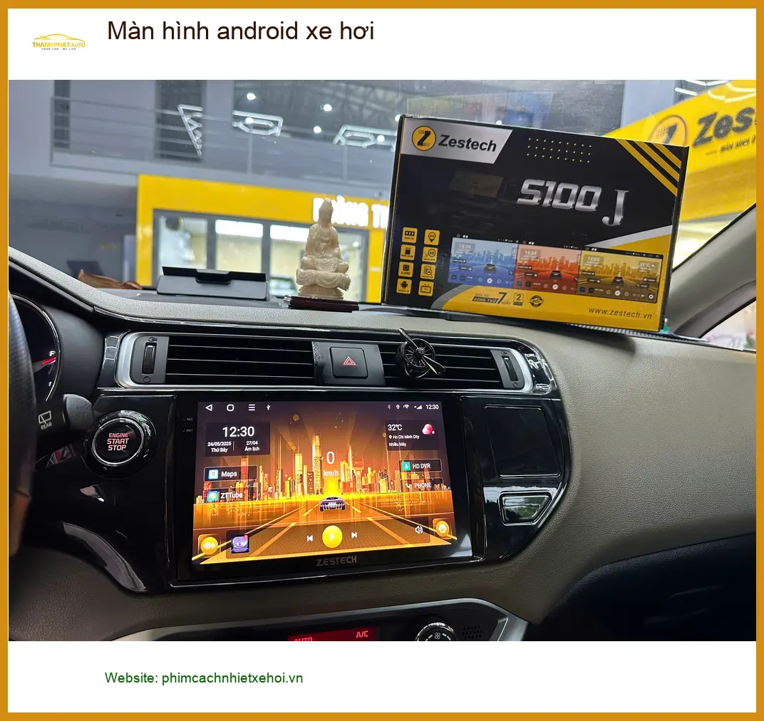 Anh Thắng lắp màn hình android xe hơi Honda CRV tại Quận Gò Vấp ảnh thực tế 3