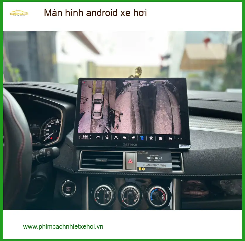 Anh Bảo lắp màn hình Android xe hơi Honda CRV Quận Tân Phú để giải trí ảnh thực tế 3