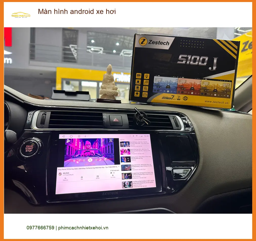 Anh Thắng lắp màn hình android xe hơi Honda CRV tại Quận Gò Vấp ảnh thực tế 4